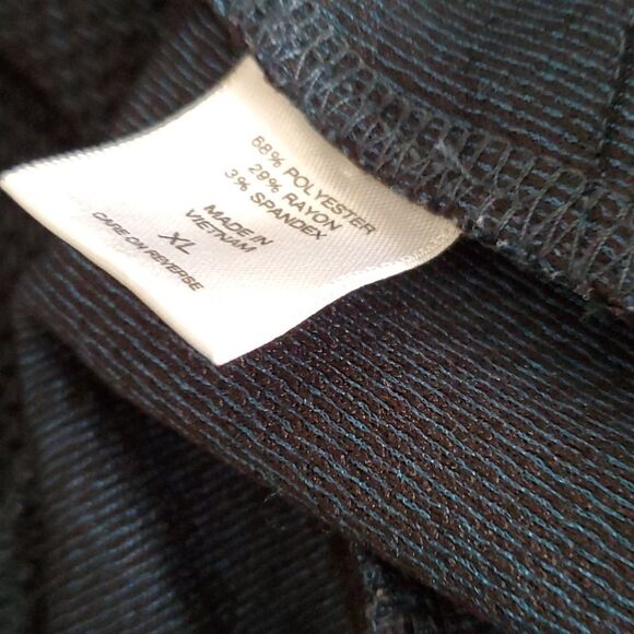 7TH AVE NY& C green wide leg career pants - Picture 8 of 8